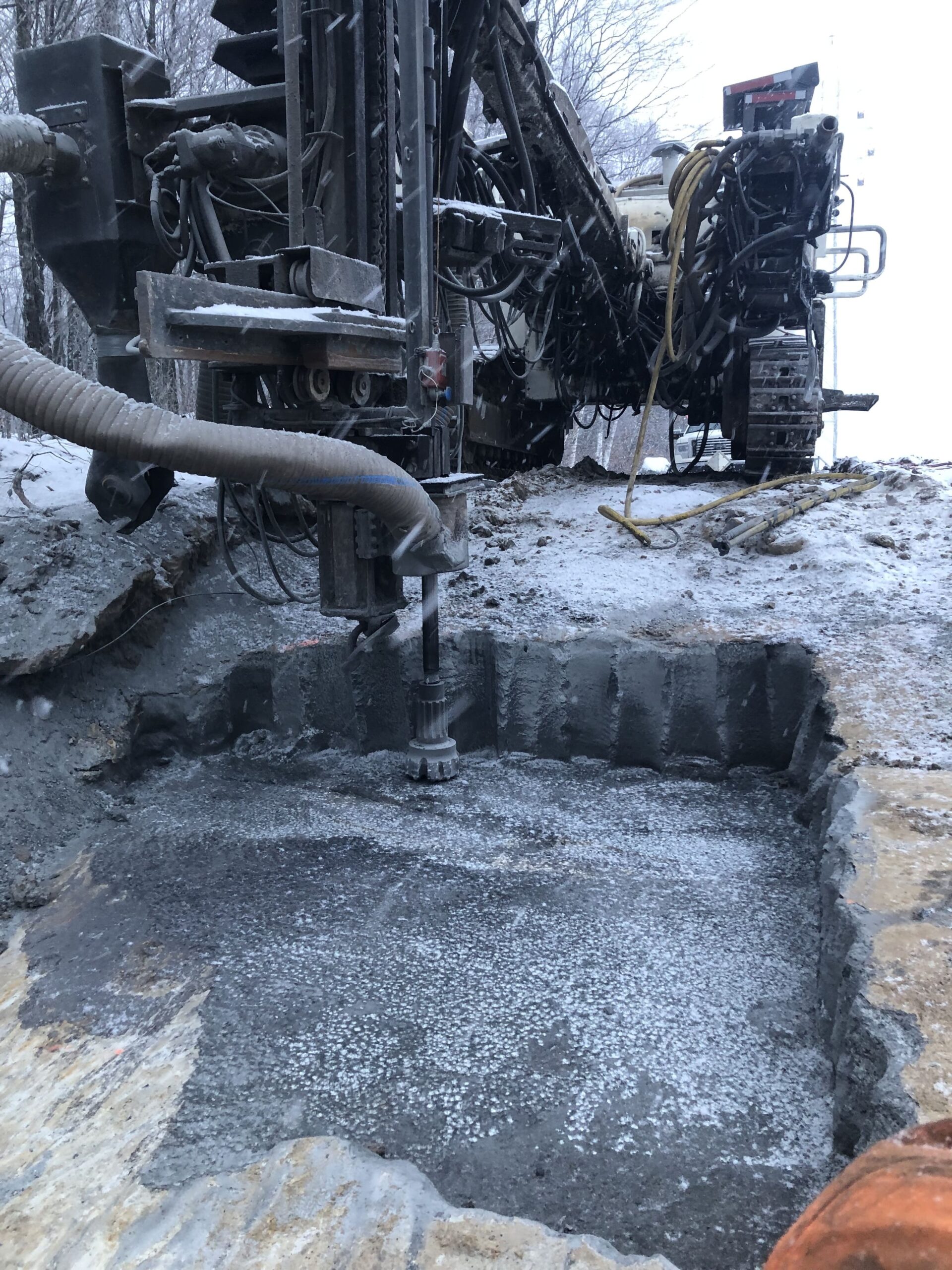 Réalisations Forage Applanissage Ligne Haute Tension