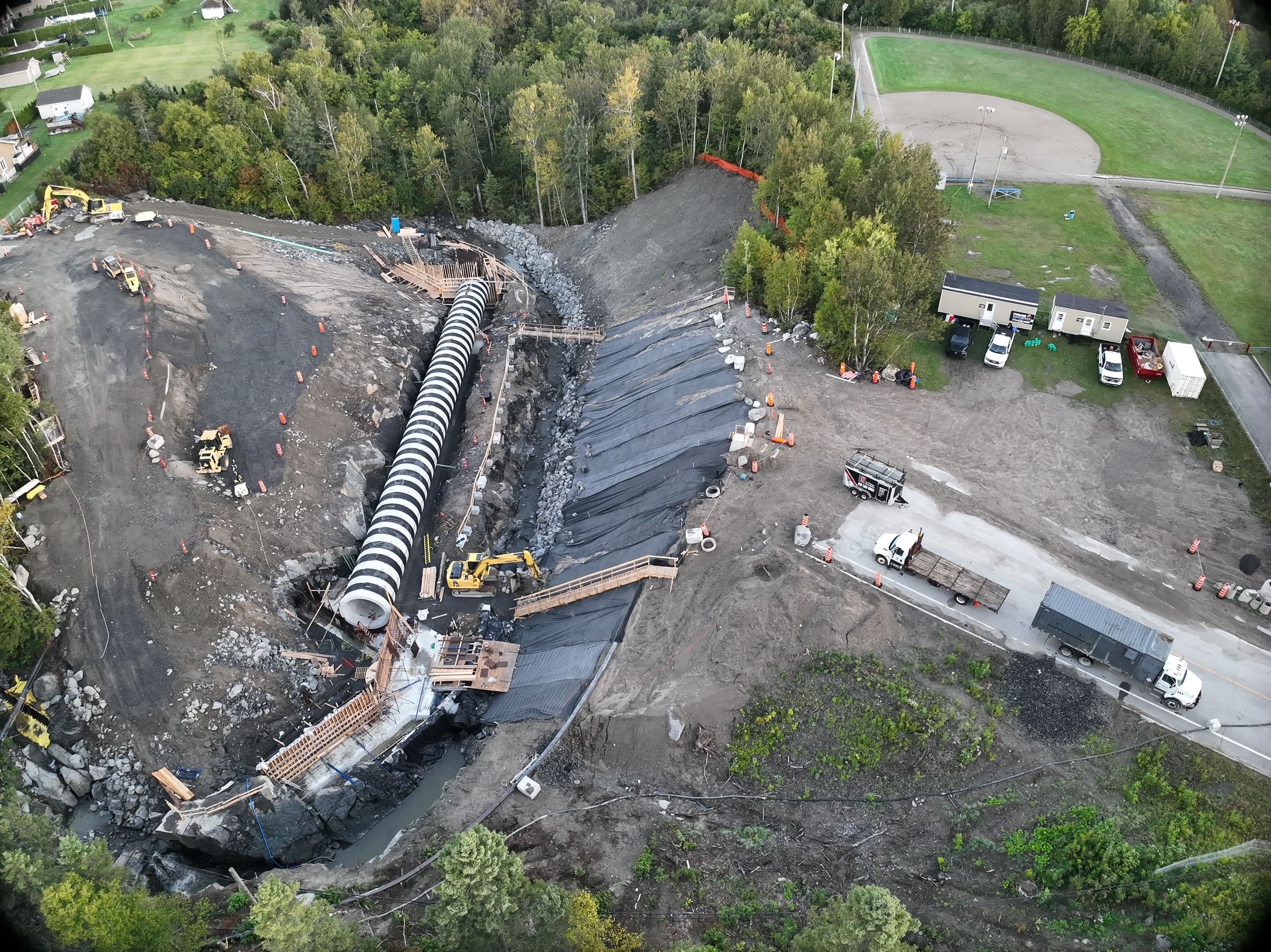 Remplacement De La Structure Du Ponceau